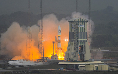 Szojuz rakéta Galileo műholddal